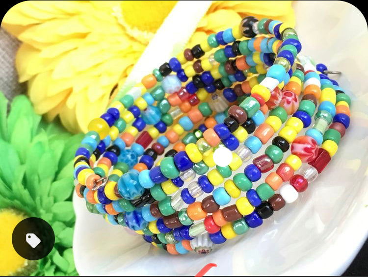 Colorful wrap bracelet